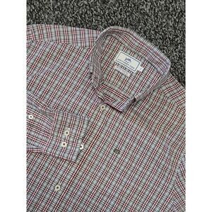 Southern Tide Intercoastal Shirt Mens Small Green‎ Plaid Button Up Performance